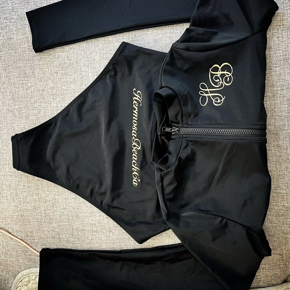 Black One Piece Swimsuit